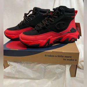 Champion Bromad C-Lock "Black/Scarlet" Grade School Boys' Boot